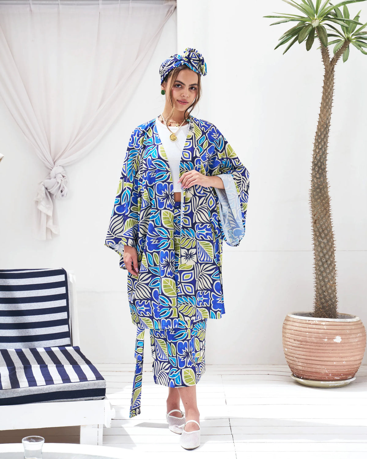 Kimono Blue Forest