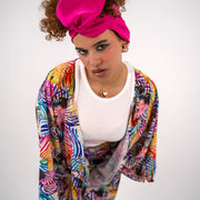 Fuchsia Satin Rappit