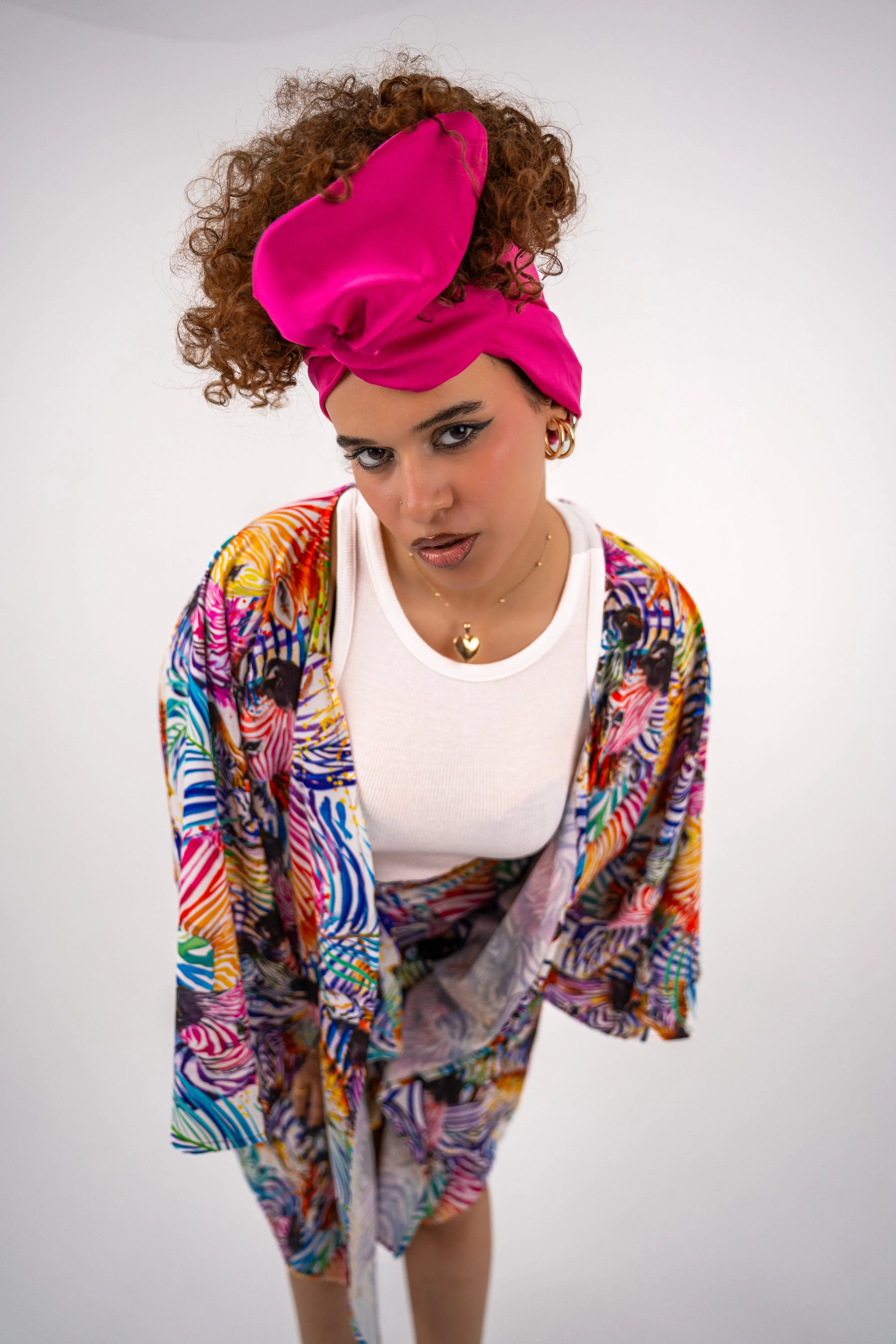 Fuchsia Satin Rappit