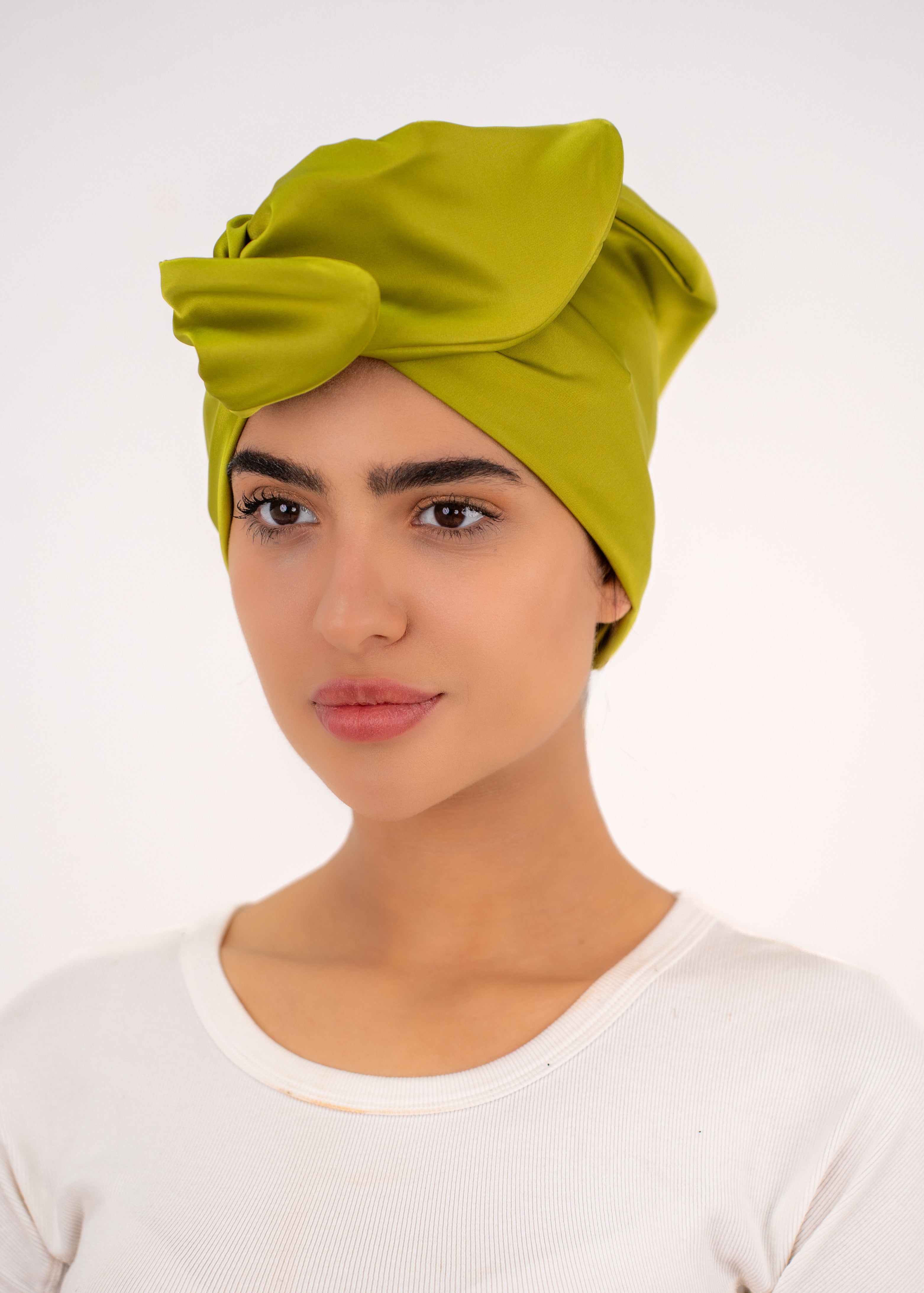 Lime Green Satin Rappit