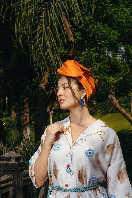 Orange Satin Rappit