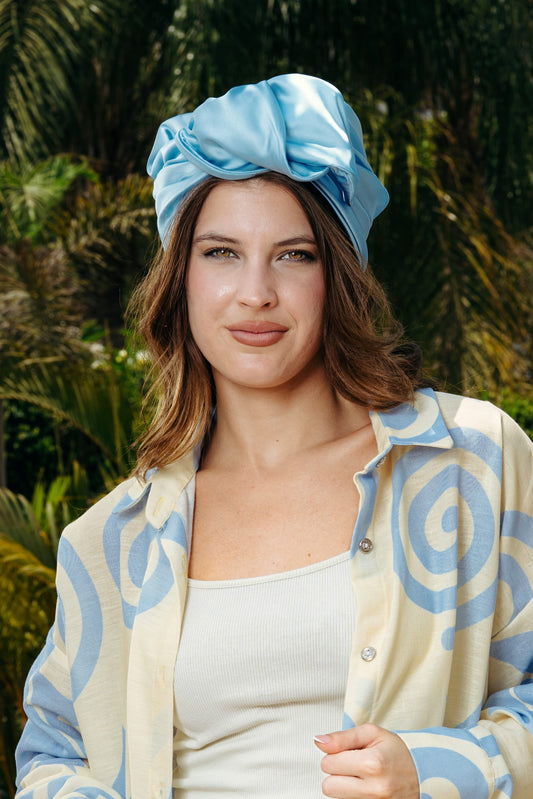 Baby Blue Satin Rappit