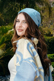 Baby Blue Satin Foulard