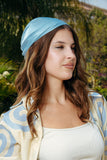 Baby Blue Satin Foulard